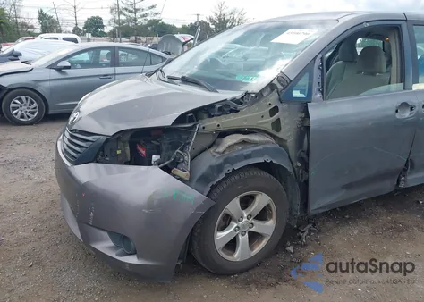 2013 Toyota Sienna L V6 7 Passenger from USA, damaged, VIN 5TDZK3DC8DS304302